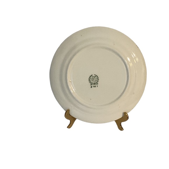 Taylor Smith Taylor USA Gold Floral Pattern Bread & Butter Plates 2 - Picture 4 of 4